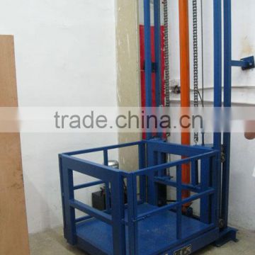 Hot sale 4.5 m construction building cargo vertical lift table