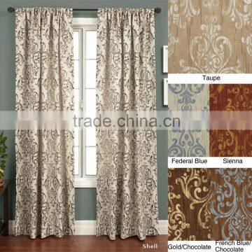 2015 European style high quality Polyster jacquard curtain