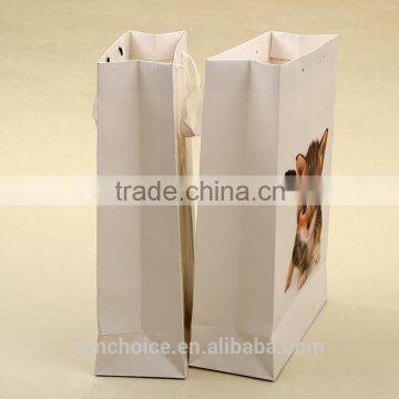 Ivory Board Paper /art Paper Bag ,shopping Bags,with Customized CMYK Promotion Bag photo-2