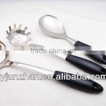 Cooking spoon made in Jieyang factory directly of stainless steel 201 material