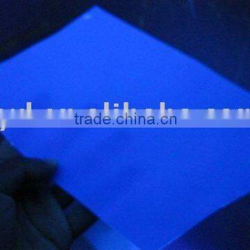 Fluorescence UV film ,glow in uv FILM/glow in UV light