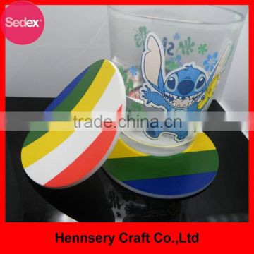 Fashion 3D 2D silicone rubber plastic coaster