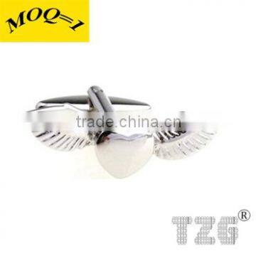 Fashion Stainless Steel Fly Heart Cufflink