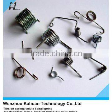 Torsion spring volute spiral spring