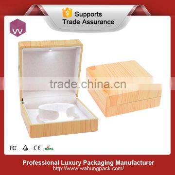 luxury plastic jewelry bangle bracelet box with led light , bangle box with led light