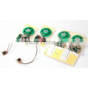 2016 wholesale programmable recordable sound module for birthday greeting card with lower price