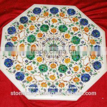 Marble Coffee Inlay Pietra Dura Tables