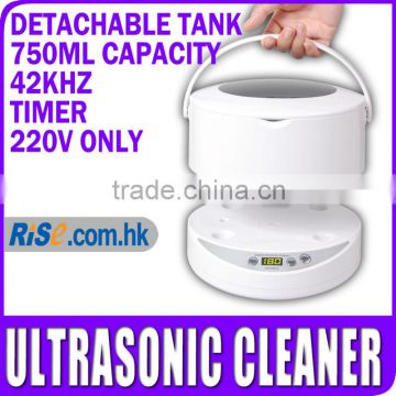 Detachable Tank Jewelry Glasses DVD 750ml Ultrasonic Cleaner