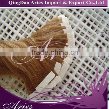 18" Tape In Remy Real Human Straight Hair Extensions