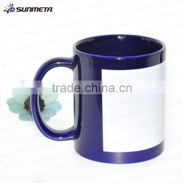 Sunmeta india hot sale 11oz sublimation mug patch mug cup sublimation SKB07