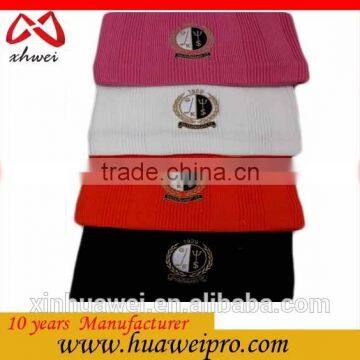 Custom Logo Winter Beanie Hat Womem Chunky Knit Warm 100% Cotton Beanie Cap photo-3