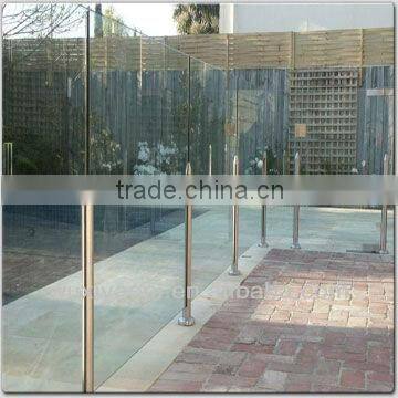 Fixed Security Outdoor Glass Fence