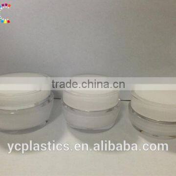 white cosmetics jars 50 ml