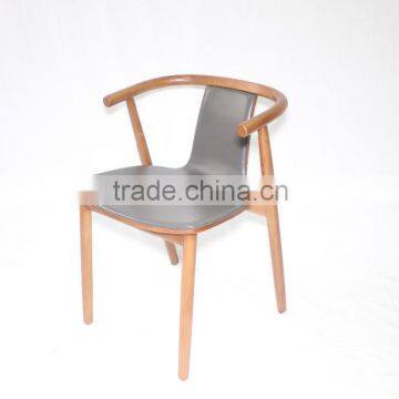 North European Style Elegant Solid Wood Dining Chair photo-2