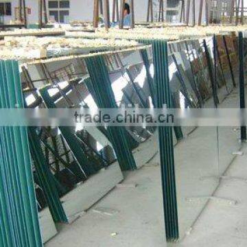 Double Coated Float Glass 4mm Aluminium Mirror with waterproof paints, max size 2440 x 3660mm