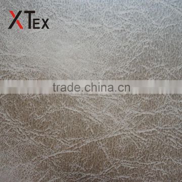 470g gold printed embossed suede leather like fabric for upholstery from haining