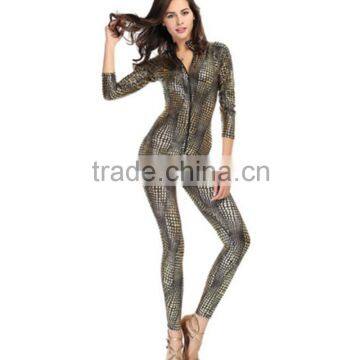 Wholesale Costumes For Adults Wholesale Sexy Faux Leather Cheap Latex Catsuit photo-2