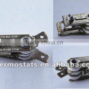adjustable bimetallic hot element thermostat