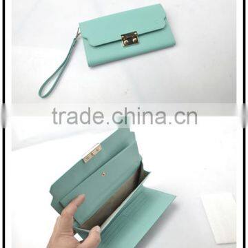 ladies clutch wallets and 7 card holder genuine leather hot selling