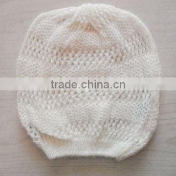 fashion lady acrylic mohari knitted hat/beanie