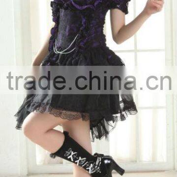 Glp 2013 Punk Sexy Ruffle Shoulder Strap Border Waist Vest 61252 photo-3