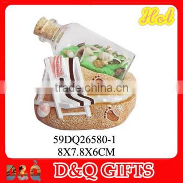 Promotional gifts beach poly sand bottle