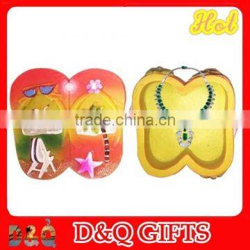 2015 Cheap Resin Sunset Filp Flop Jewel Box With Palm Tree photo-6