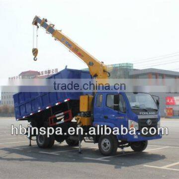 forland dump truck , 3ton dump crane truck for sale