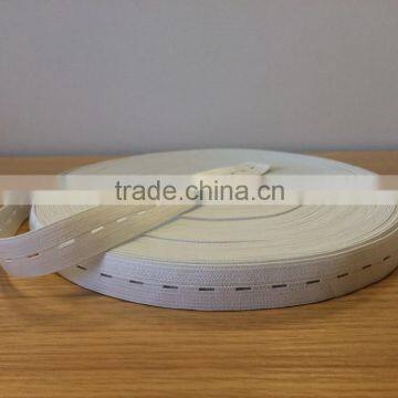 knitted elastic webbing/band/tape (latex-free / natural rubber)