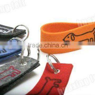 Hot! Fashionable felt key ring as promotion gift