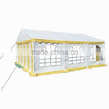 2016 wholesale 4x6m high quality white&yellow PVC wedding tents, outdoor carports, event tents