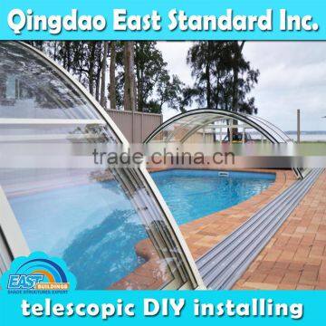 aluminum frame easy assembly swimming pool cover