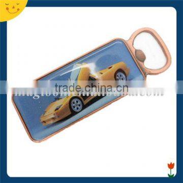 Custom Corkscrew shape tin fridge magnet