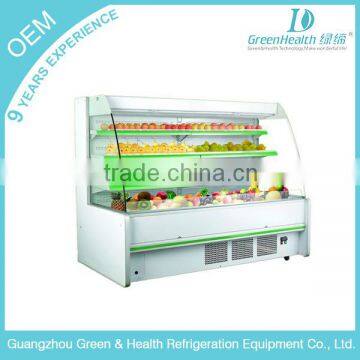 Vertical supermarket fruit cooler/ fruit display cooler