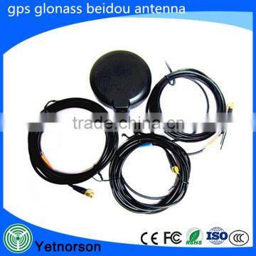 Active LAN gain 28dbi external gps glonass beidou antenna for 1575/1602/1561MHz