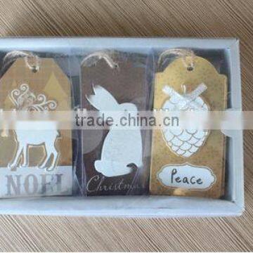 Christmas paper tags and cards for kids promotional gift/DIY product