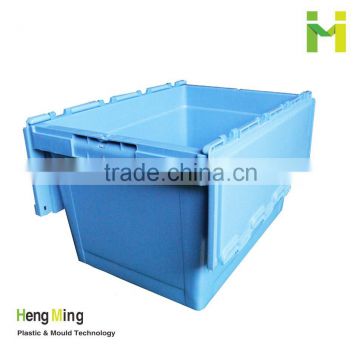 Turnover Box with Attached Lid