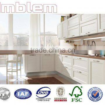 E1 grade environmental lacquer sharker door kitchen cabinet design