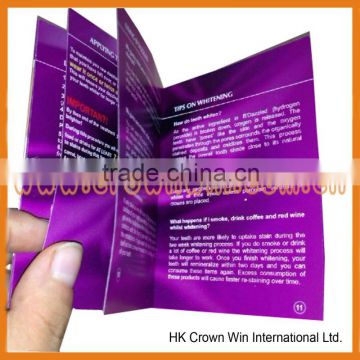 Good finishing small brochure export