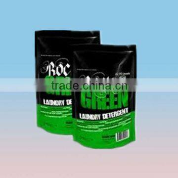 Customized plastic green coffee tea packing bags with zipper lock