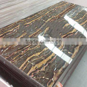 Interior Decoration Pvc Hot-stamping Marble Panel Sheet, Wall Panel photo-3