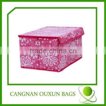 2015 New pp non woven clothing storage box