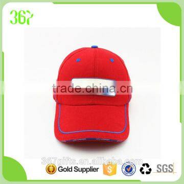 2015 Newest Design Promotional Cheap Sandwich Cotton Baseball Cap