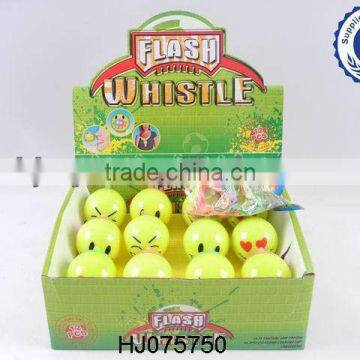 LED promotion gift, flashing whistle toys,mini sound toys