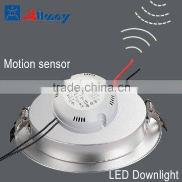 5w 7w 9w 12w 15w 18w motion sensor led downlight ultra-thin slim round shape panel light