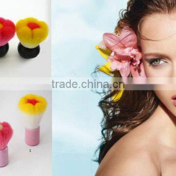 flower shape make up kabuki blush/powder brush