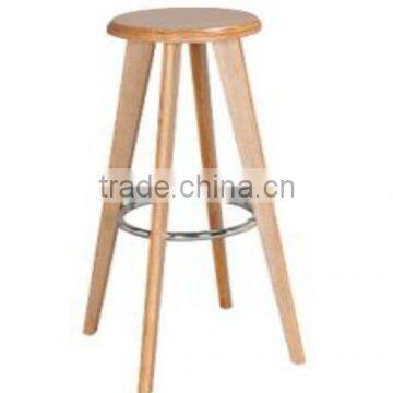 LB-JH5067 Round wooden bar stool of bar high chair