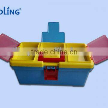 Customized blow mold plastic tool case