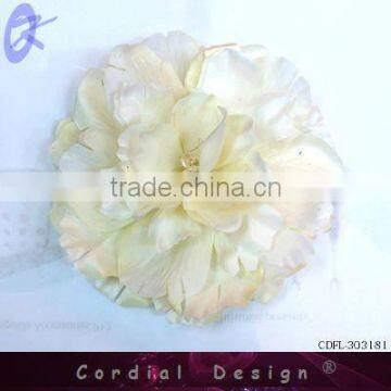 2013 Elegance handmade artificial flower brooch for hair accessory