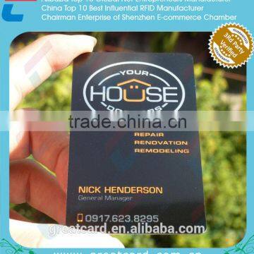 Stainless Steel Black Matte Metal card , Metal Business card from China